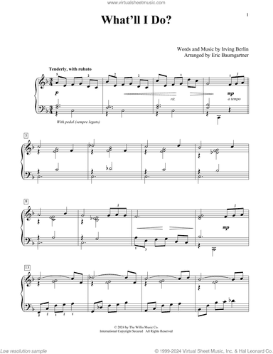 What'll I Do? (arr. Eric Baumgartner)