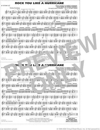 Rock You Like A Hurricane (arr. Conaway/Finger)