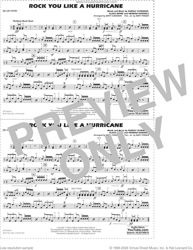 Rock You Like A Hurricane (arr. Conaway/Finger)