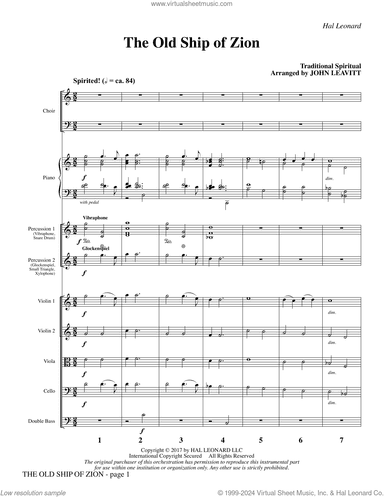 The Old Ship Of Zion (arr. John Leavitt)