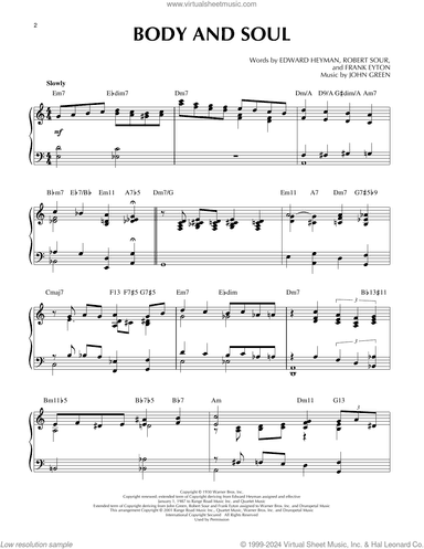 Body And Soul (arr. Brent Edstrom) [Jazz version]