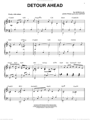 Detour Ahead (arr. Brent Edstrom)