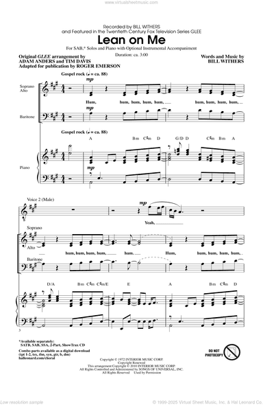 Lean On Me (ed. Roger Emerson)