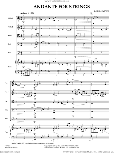 Andante for Strings (COMPLETE)