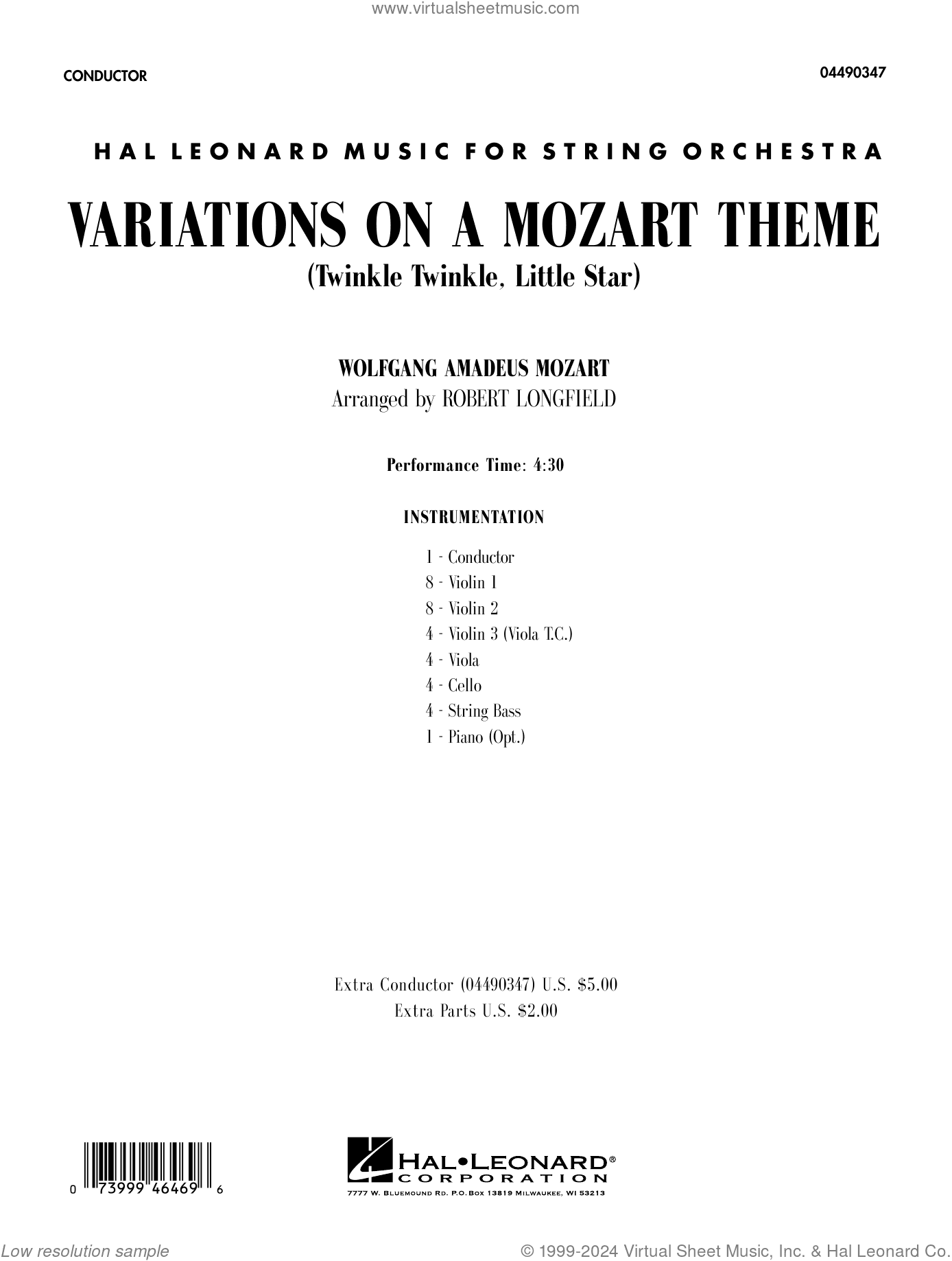 Variations on a Mozart Theme (Twinkle, Twinkle, Little Star)