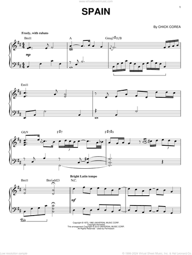 Spain (arr. Brent Edstrom)