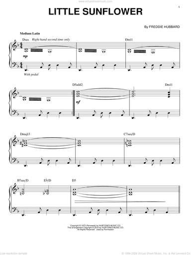 Little Sunflower (arr. Brent Edstrom)
