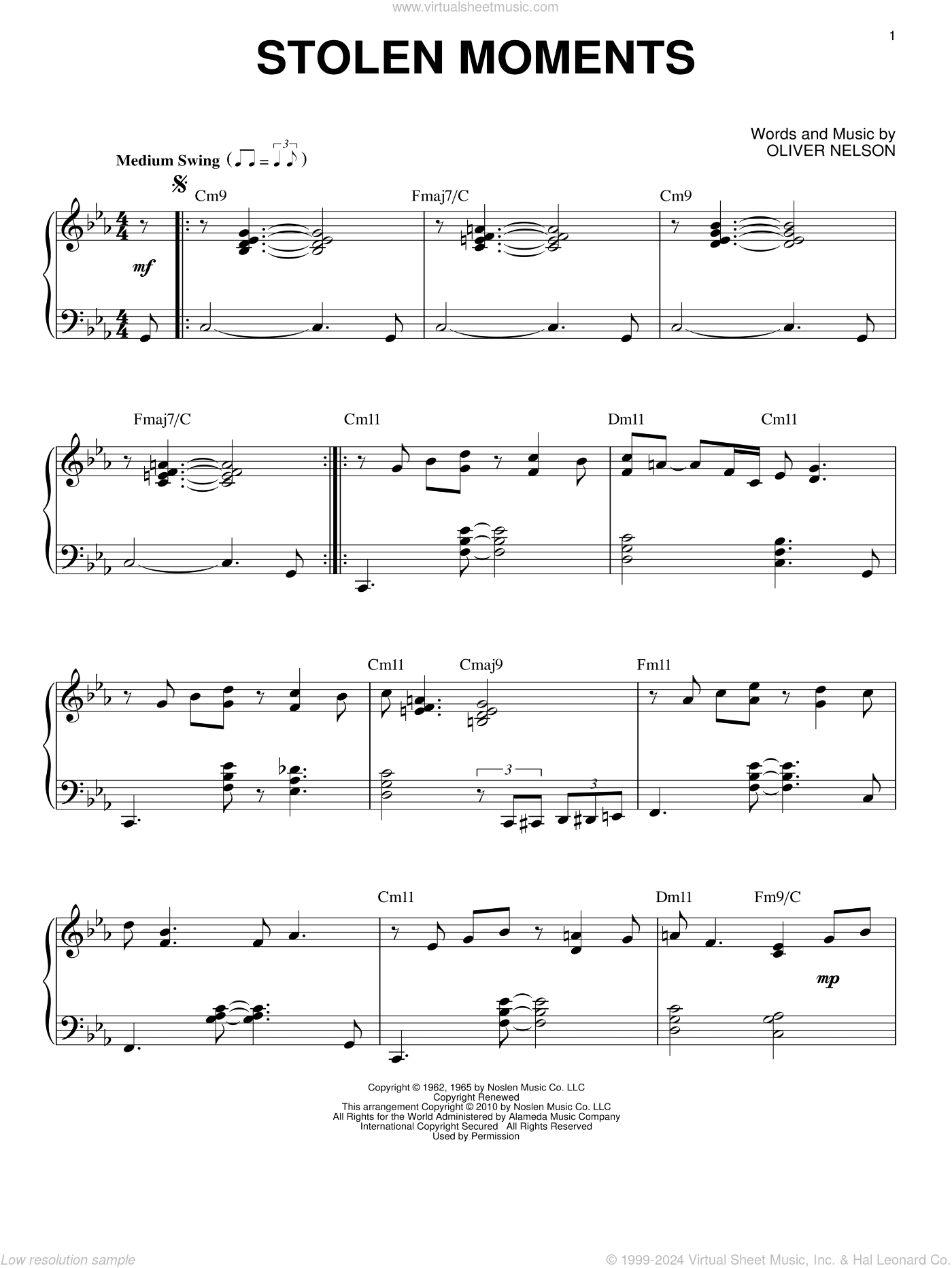 Stolen Moments (arr. Brent Edstrom)