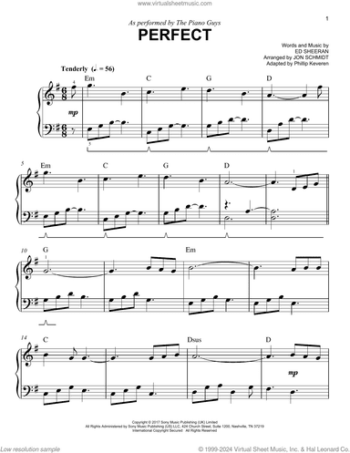 Perfect (arr. Phillip Keveren)