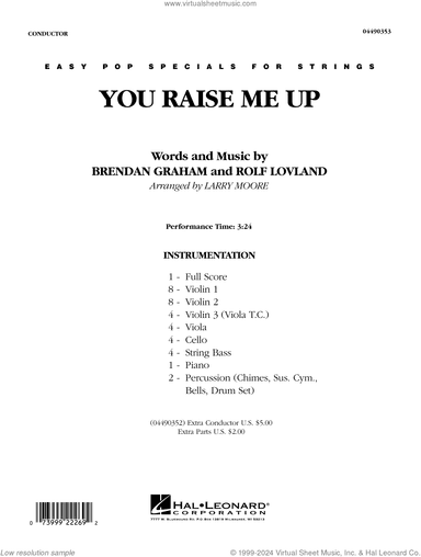 You Raise Me Up (arr. Larry Moore) (COMPLETE)