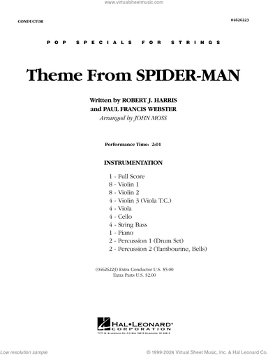 Theme from Spider-Man (TV Theme) (arr. John Moss)