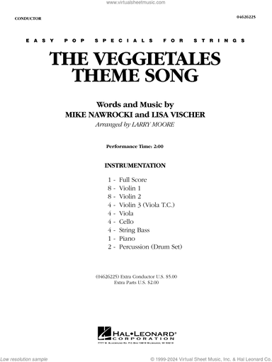 The VeggieTales Theme Song (arr. Larry Moore)