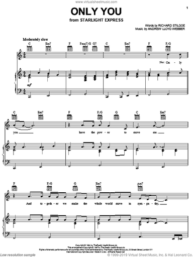 Only You (from Starlight Express)