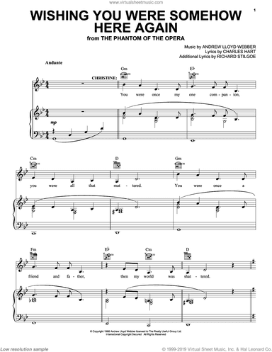 Wishing You Were Somehow Here Again (from The Phantom Of The Opera)