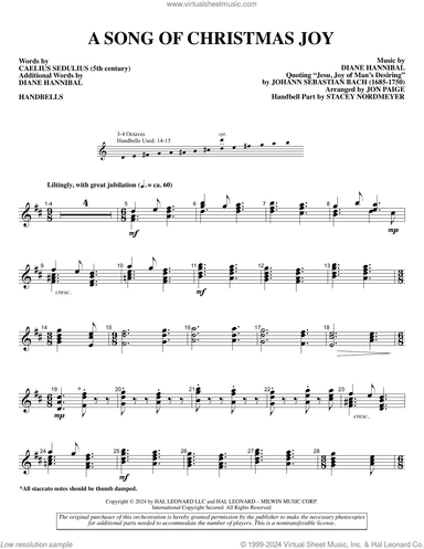 A Song of Christmas Joy (arr. Jon Paige)