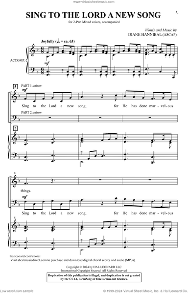 Sing To The Lord A New Song