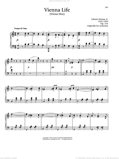 Vienna Life, Op. 354