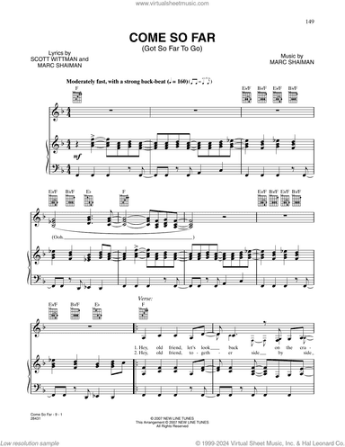 Come So Far (Got So Far To Go) (from Hairspray)