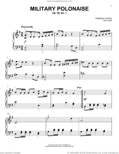 Military Polonaise, Op. 40, No. 1
