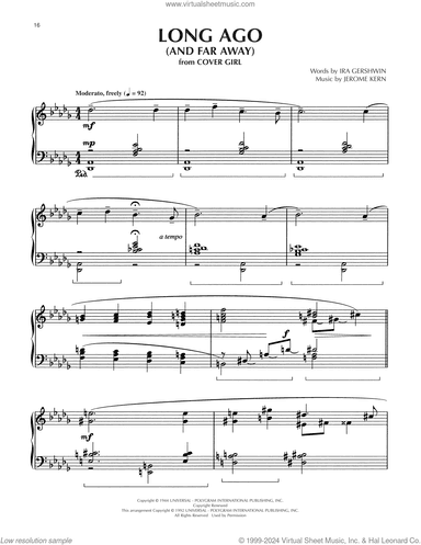Long Ago (And Far Away), (intermediate)