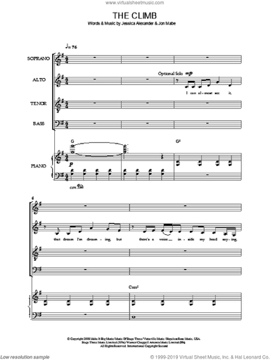 The Climb (from Hannah Montana: The Movie)