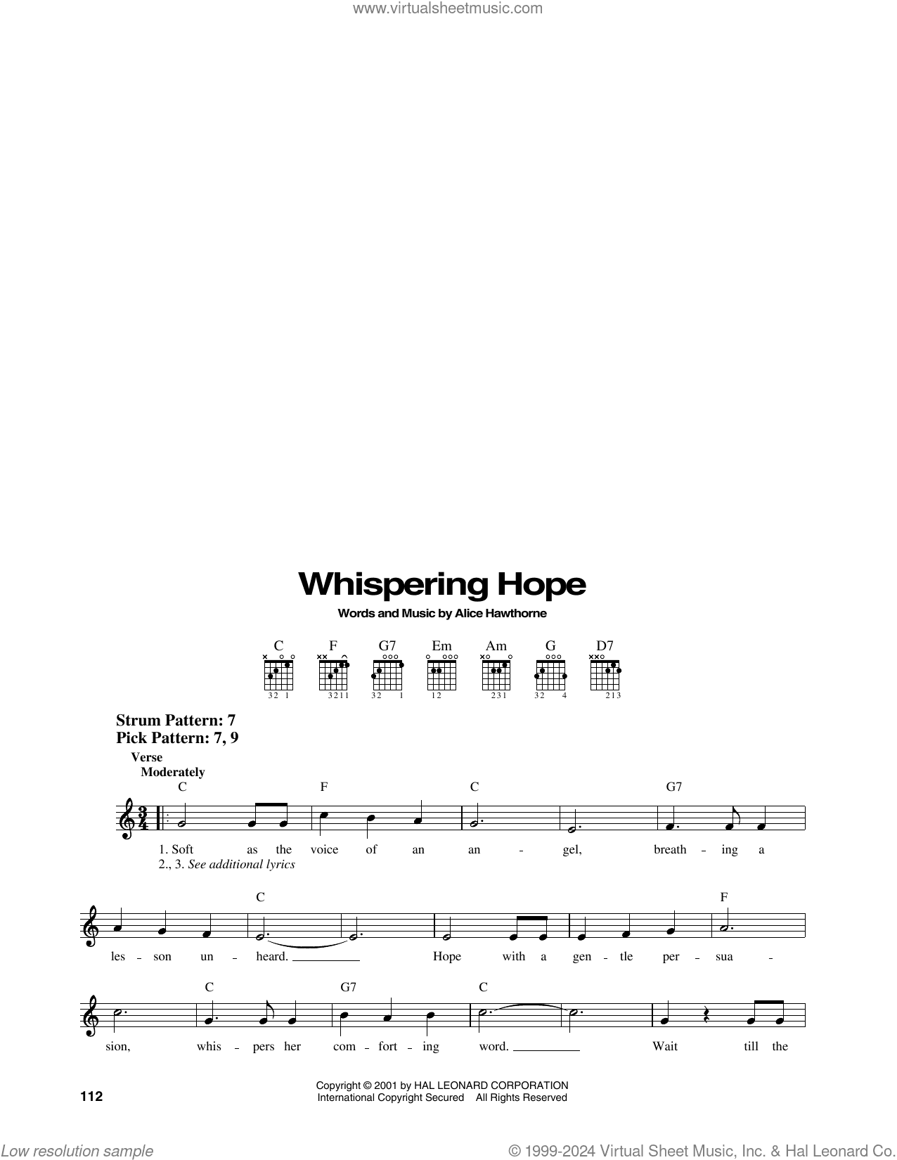 Whispering Hope