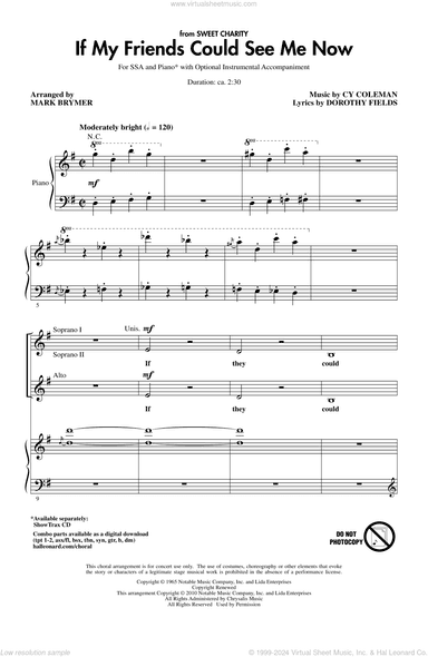 If My Friends Could See Me Now (from Sweet Charity)