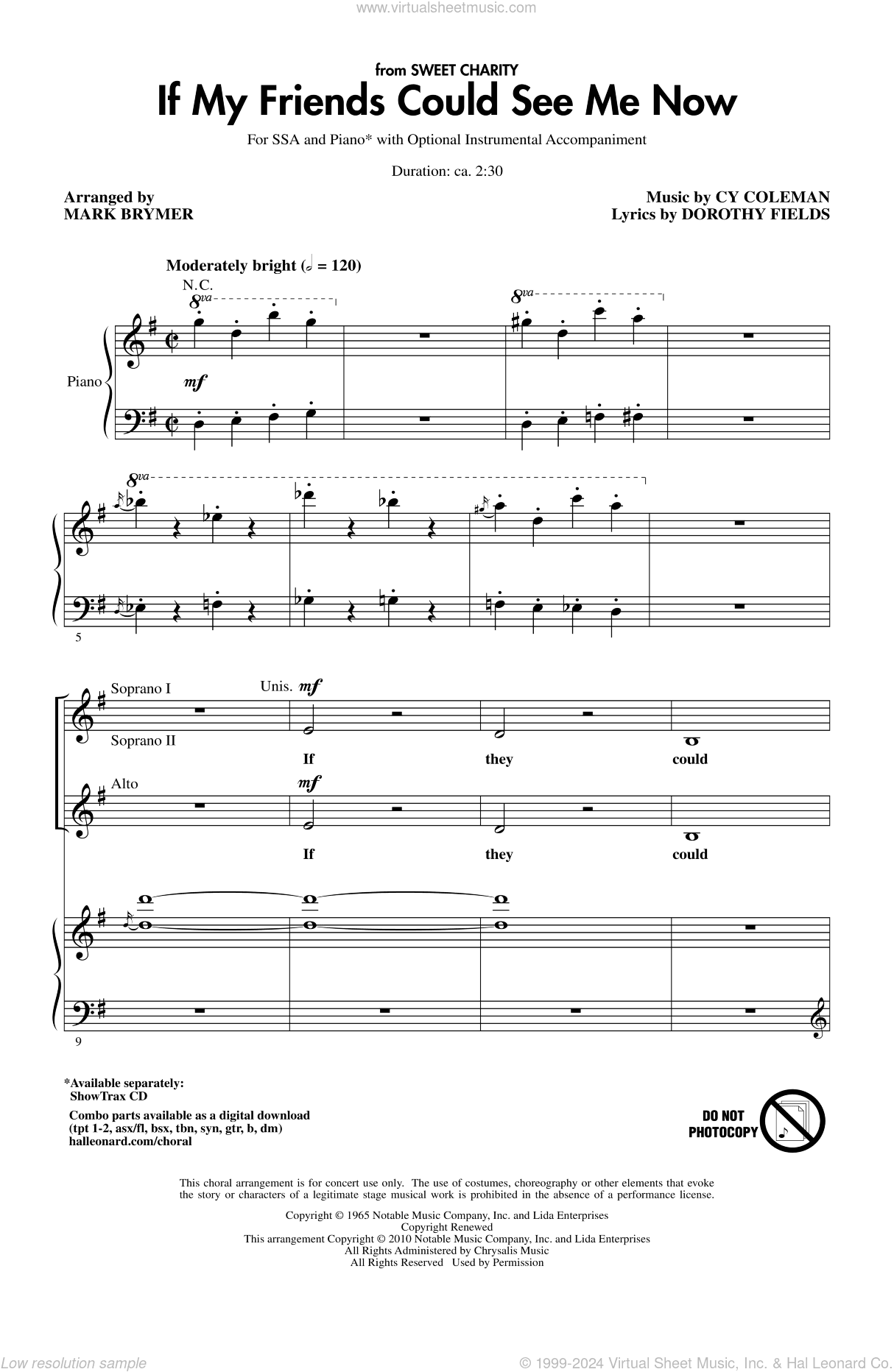 If My Friends Could See Me Now (from Sweet Charity)