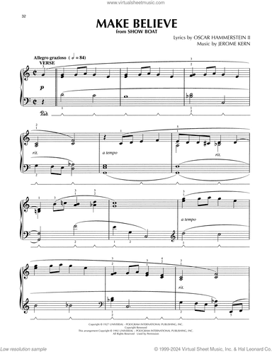Make Believe (from Show Boat) (arr. Lee Evans)