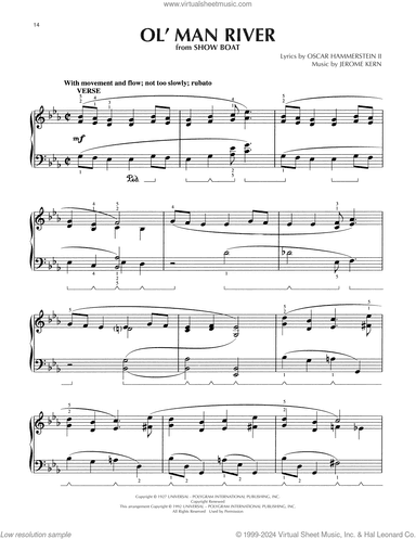 Ol' Man River (from Show Boat) (arr. Lee Evans)
