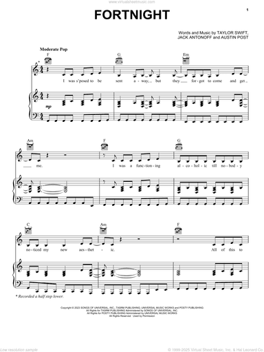 Fortnight (feat. Post Malone)