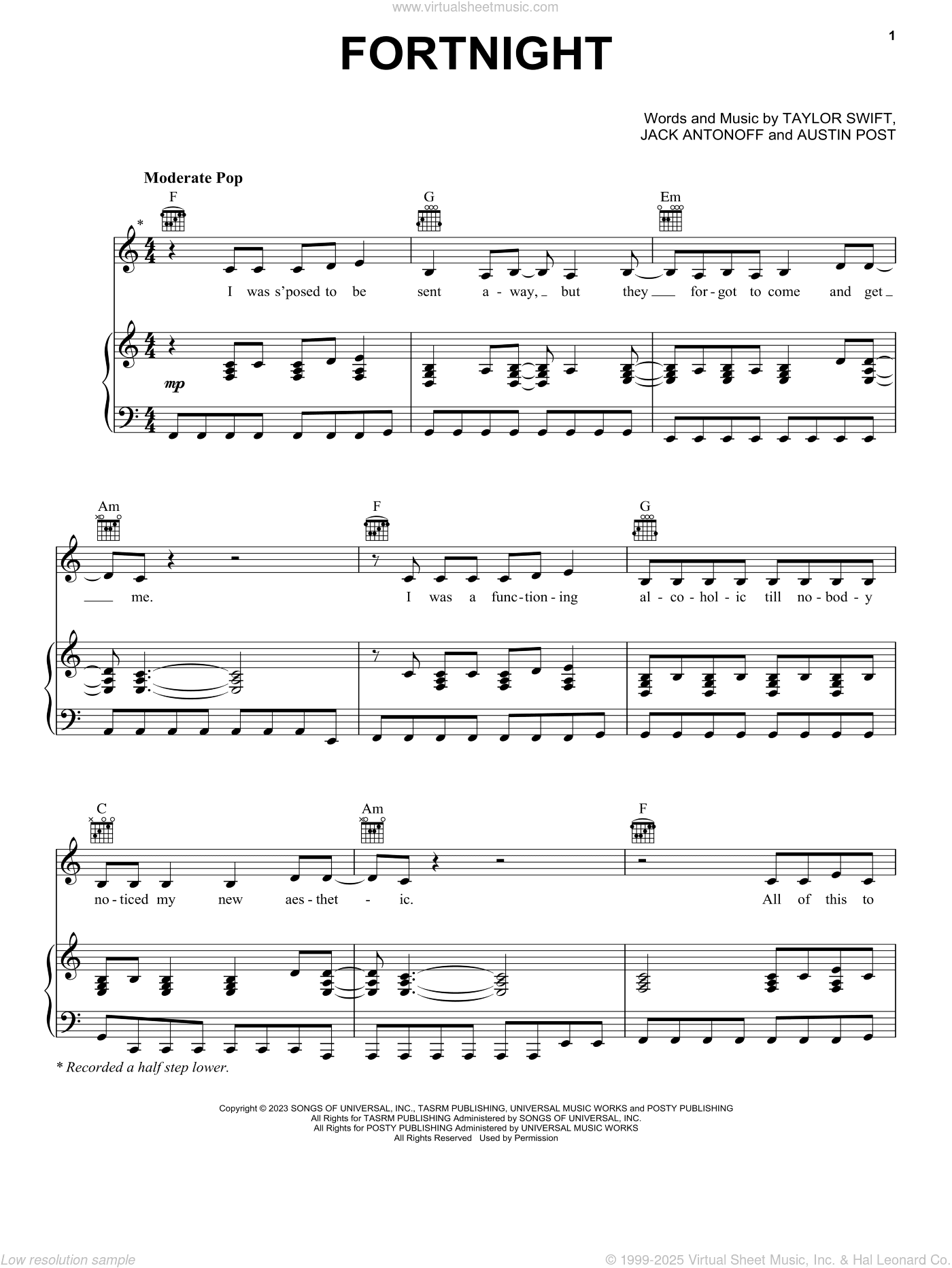 Fortnight (feat. Post Malone)