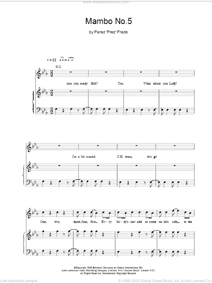Mambo No. 5 (A Little Bit Of...)