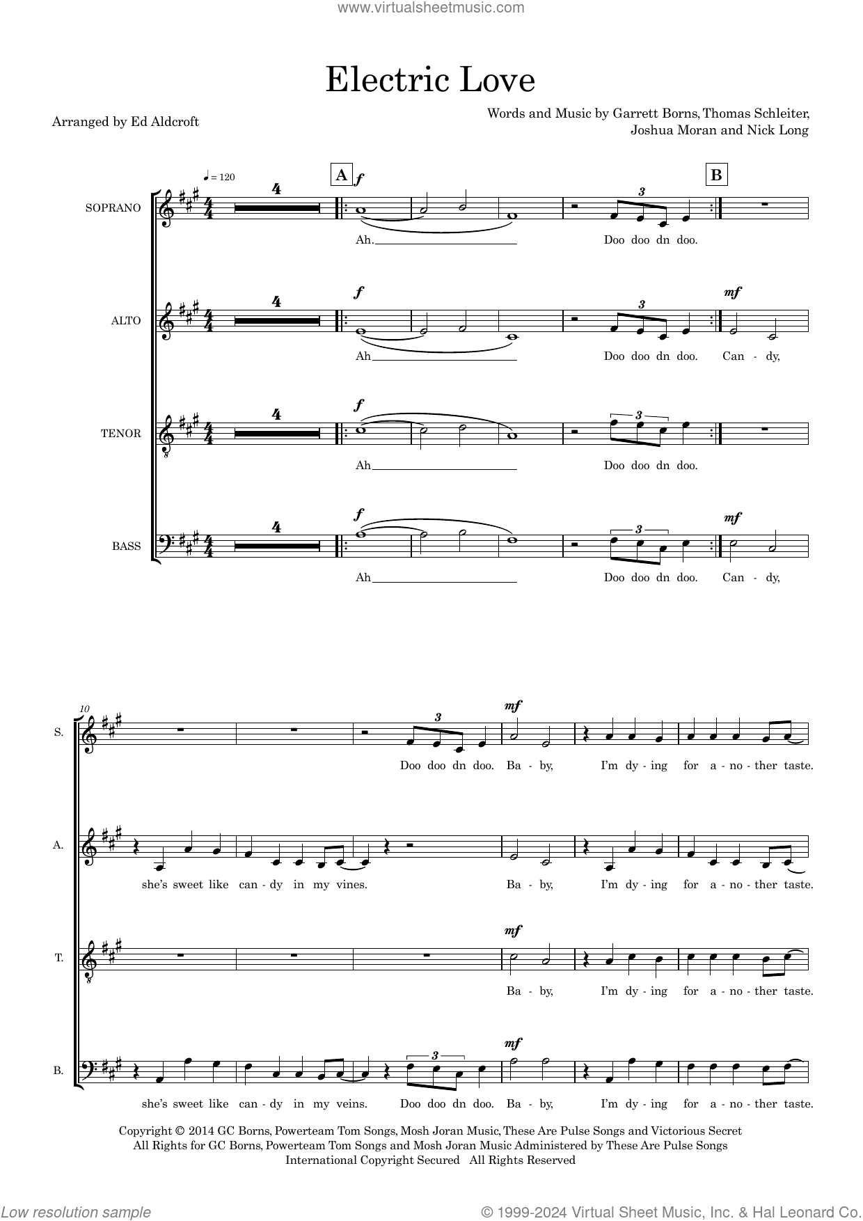 Electric Love (arr. Ed Aldcroft)