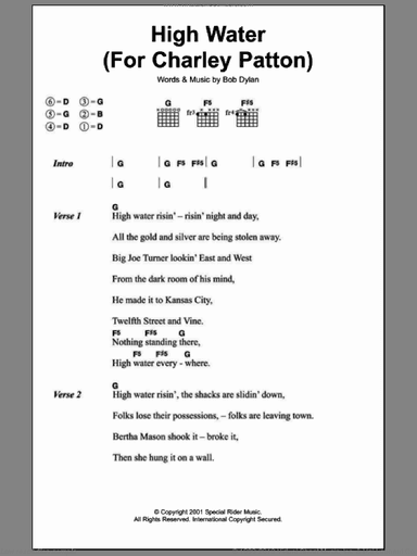 High Water (For Charley Patton)
