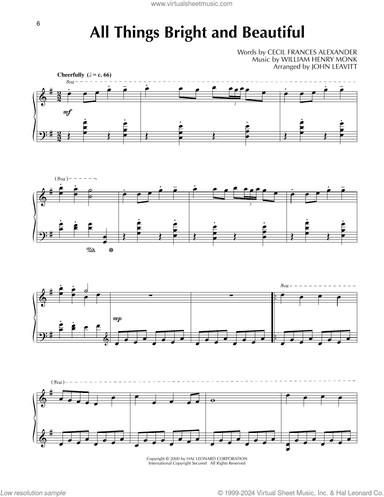 Bright And Beautiful (arr. John Leavitt)