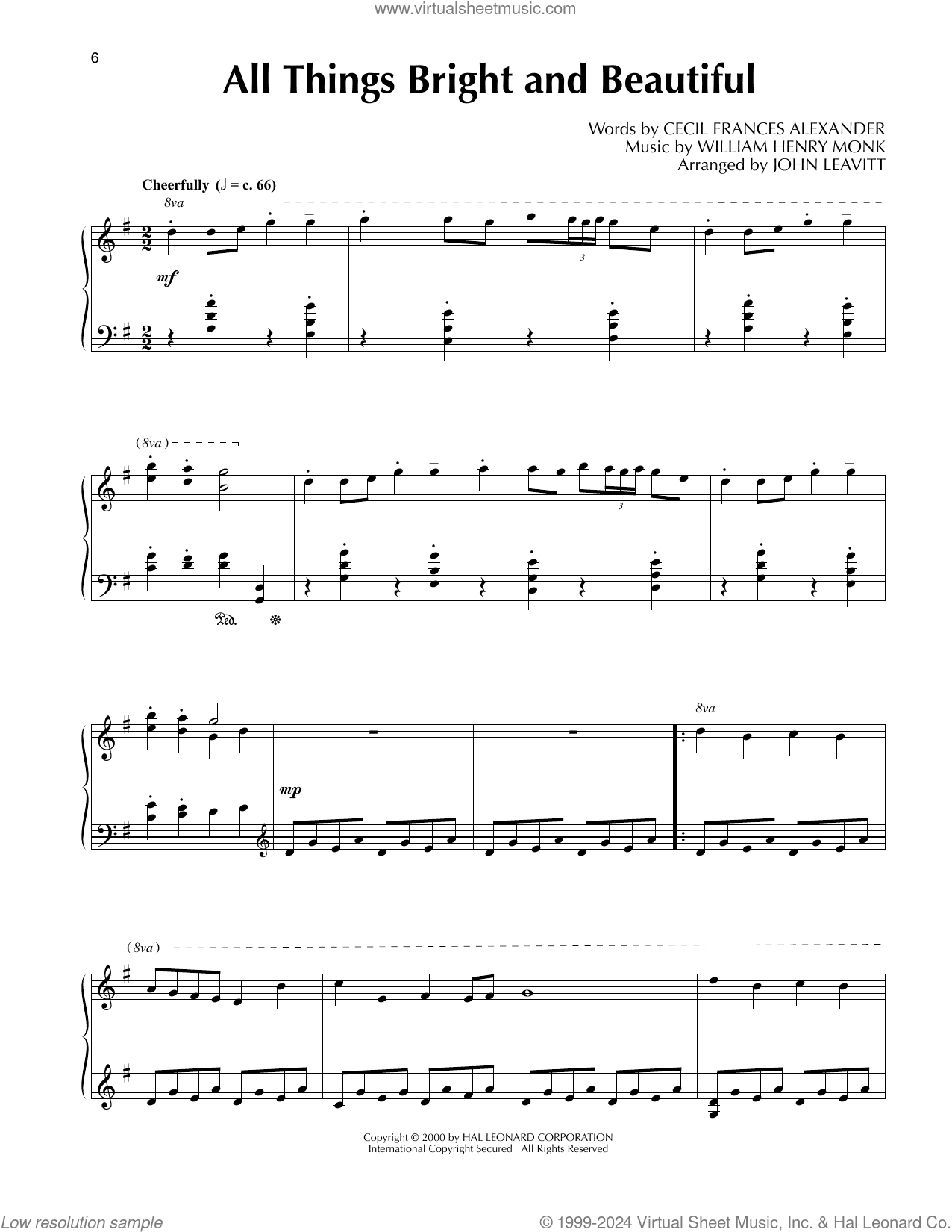 Bright And Beautiful (arr. John Leavitt)