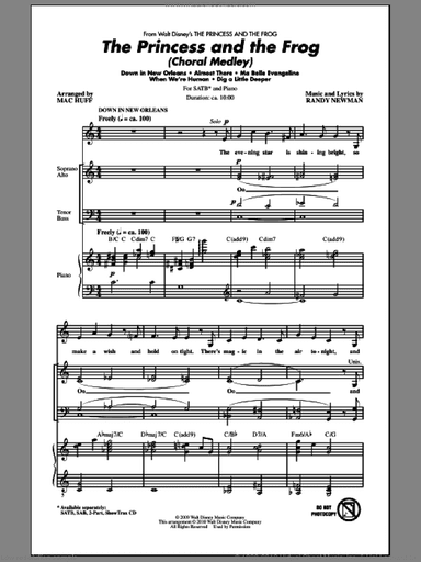 The Princess And The Frog (Choral Medley)