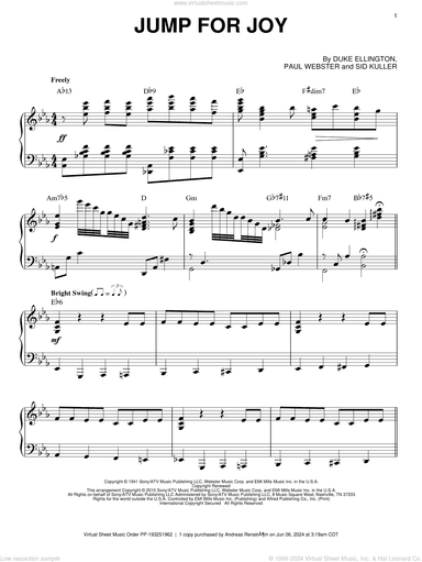 Jump For Joy (arr. Brent Edstrom)