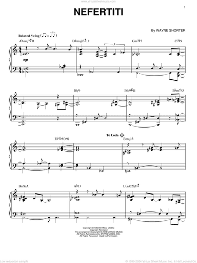 Nefertiti (arr. Brent Edstrom)