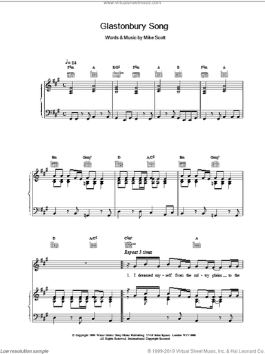 Glastonbury Song