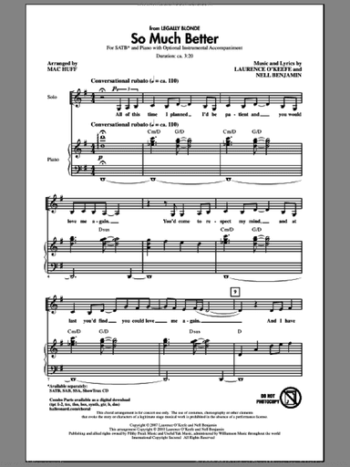 So Much Better (from Legally Blonde)