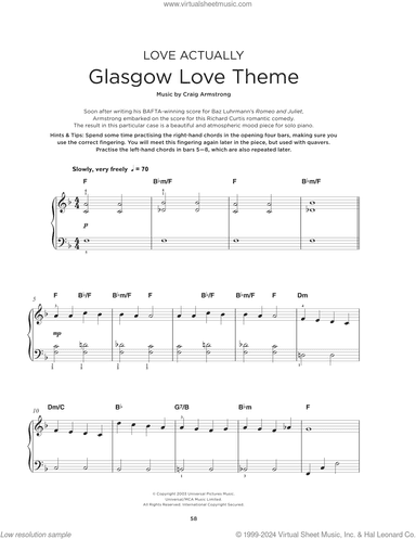 Glasgow Love Theme (from Love Actually)