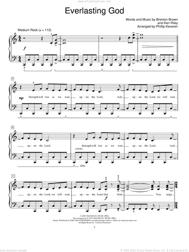 Everlasting God (arr. Phillip Keveren)