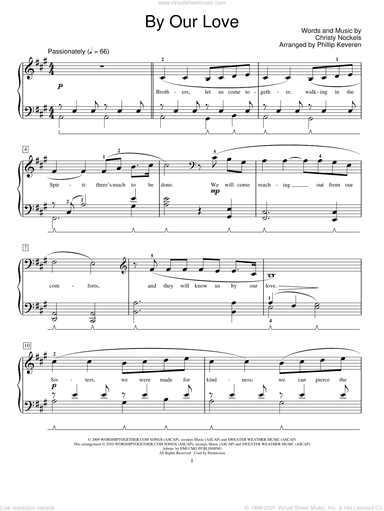 By Our Love (arr. Phillip Keveren)
