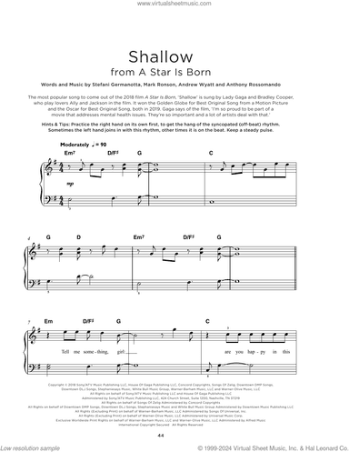 Shallow (from A Star Is Born)
