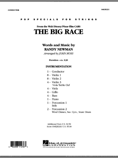 The Big Race (from Cars) (COMPLETE)