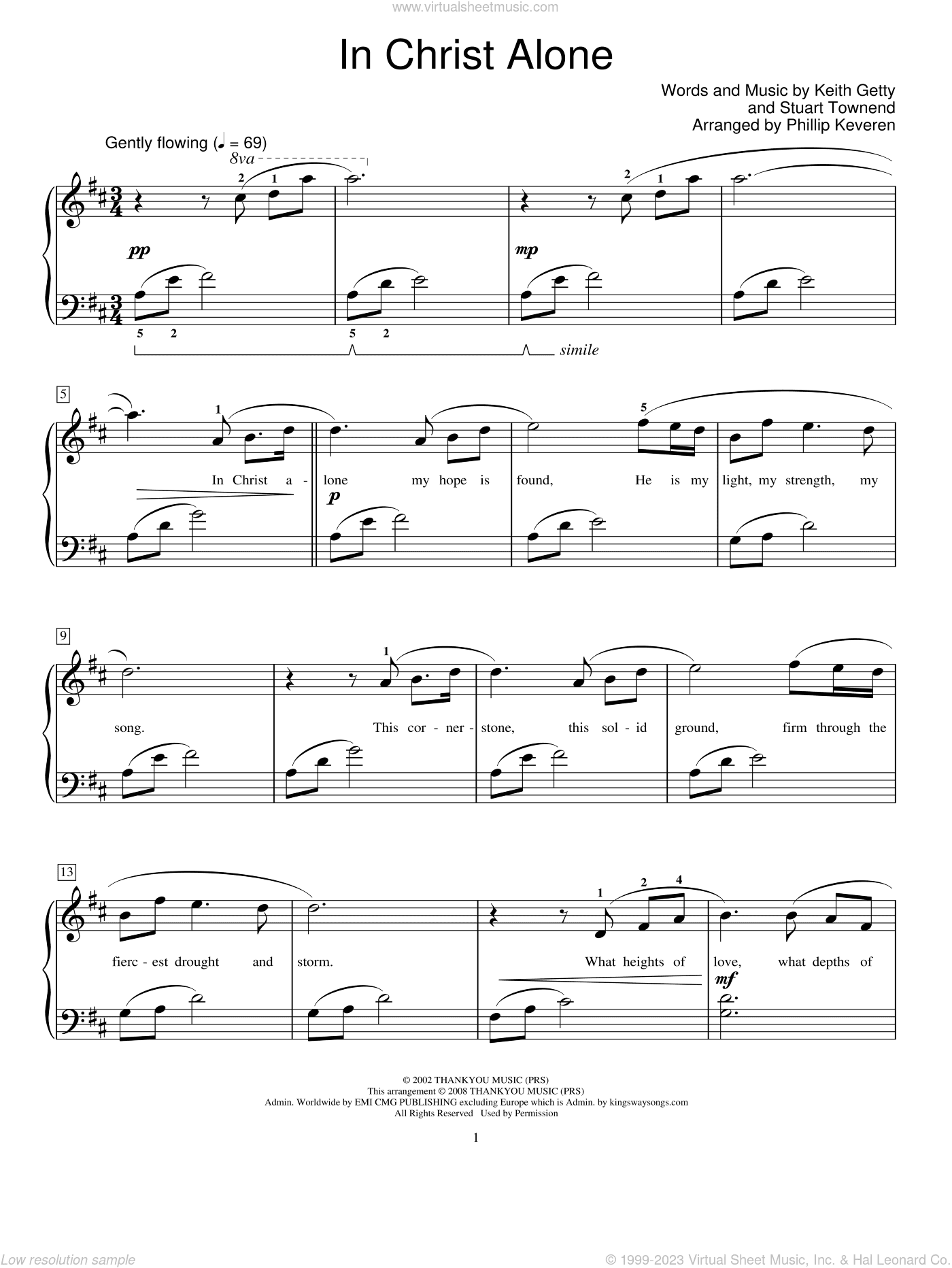 In Christ Alone (arr. Phillip Keveren)