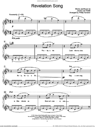 Revelation Song (arr. Phillip Keveren)