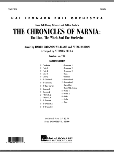 Music from The Chronicles Of Narnia: The Lion, The Witch And The Wardrobe